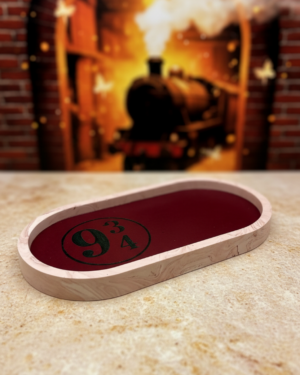 Plateau « Plateforme 9 3/4 » Jesmonite