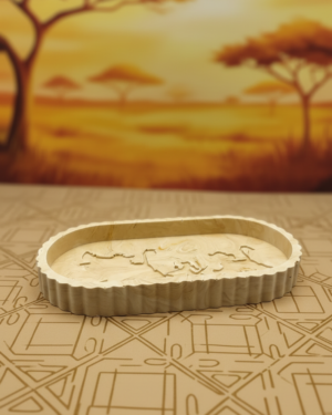 Plateau « Le roi lion » Jesmonite