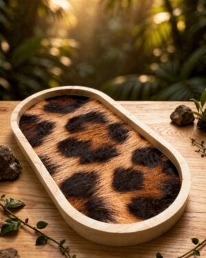 Plateau « Le livre de la jungle » Jesmonite