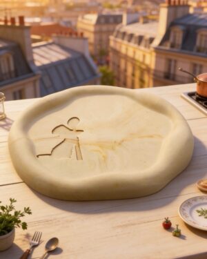 Plateau « Ratatouille » Jesmonite